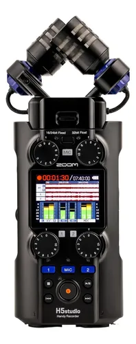 Zoom H5 Studio Grabador Digital Usb 4 Canales 2 Mics