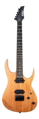 Guitarra Eléctrica Newen Rock De Roble Blanco Y Poliuretano Satinado Diestro Madera Natural