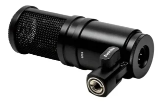 Micrófono Condensador Superlux E205 Supercardioide Estudio Negro