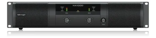 Behringer Nx1000 Potencia Digital Liviana 1000 Watts De Salida Negro