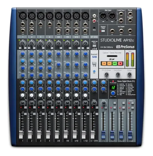 Presonus Studiolive Ar12c Consola 14 Canales Placa Bluetooth