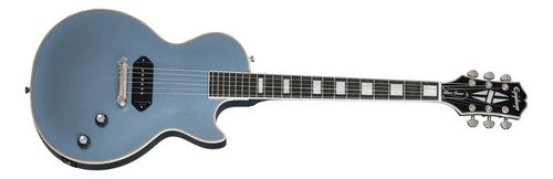 Guitarra Eléctrica EpiPhone Les Paul Jared James Nichols Azul Ébano Diestro Aged Pelham Blue