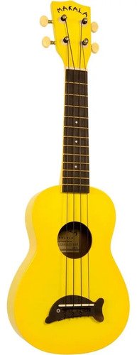 Ukelele Soprano Kala Color Amarillo Serie Makala Dolphin Acústico 4 Cuerdas