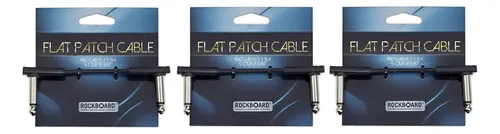 Warwick Rbo Pack 3 Cable Interpedal Flat Plug 5 Cm