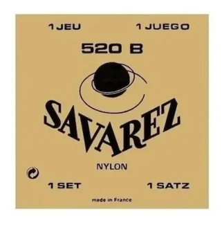 Encordado Guitarra Clasica Savarez 520b Ht Tensión Baja 6pag