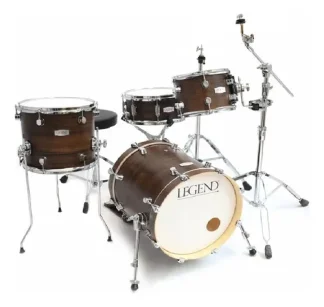 Legend Traveler Bateria 4 Cuerpos Bombo 16 Fierros Banqueta