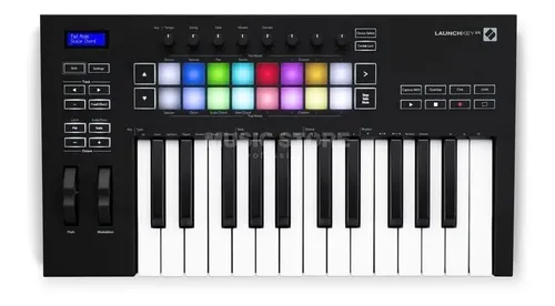Novation Launchkey 25 Mk3 Controlador 25 T Pads Faders Potes