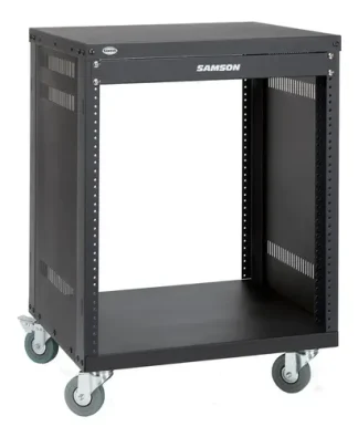 Samson Srk12 Rackera Metalica Con Ruedas 12 Unidades