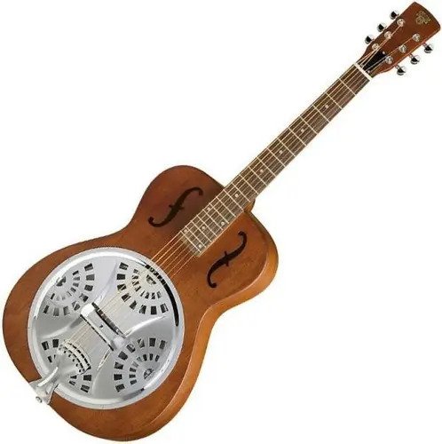 Dobro EpiPhone Hound Dog Round Neck Color Marrón Material Del Diapasón Caoba