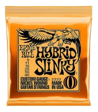Encordado Guitarra Eléctrica Ernie Ball Hybrid Slinky 09/46