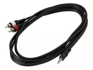 Warwick Rcl20902 Cable 2 Rca 1 Miniplug Stereo 1.5 Metros