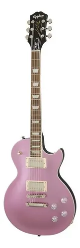 Guitarra Eléctrica EpiPhone Les Paul Muse Purple Passion Metallic Diapasón Laurel Diestro Laurel De La India