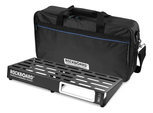 Warwick Tres 3.1 Pedalboard 51 X 23 Pedales Con Funda Negro