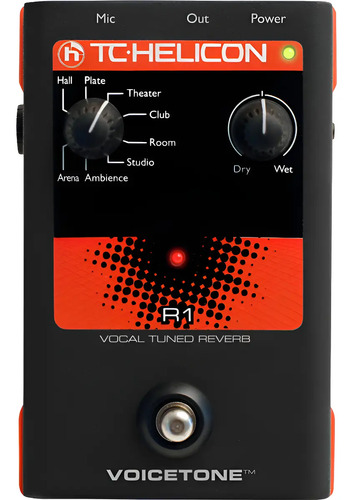 Tc Helicon R1 Pedal Voz Reverb Para Voces