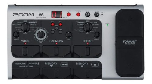 Zoom V6sp Procesador Vocal Multiefectos Para Voces Looper