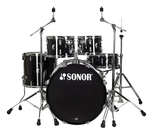 Sonor Aq1 Stage 22 Bateria 5 Cuerpos Birch Fierros