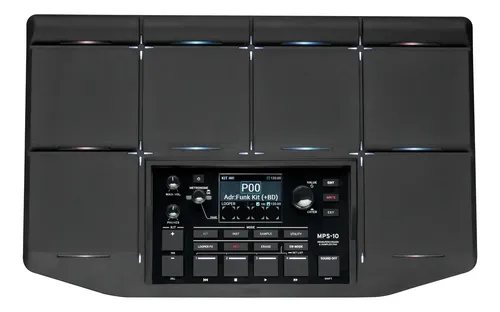 Batería Electrónica Korg Mps-10 Sampler 10 Pads Negro