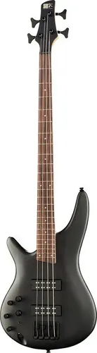 Bajo Eléctrico Ibanez Sr300eb De 4 Cuerdas Zurdo, En Weathered Black Escarchado