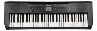 Teclado Órgano Artesia Ma88 61 Teclas Sensitivas Con Chorus Y Reverb Negro