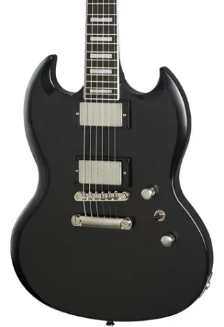 Guitarra Eléctrica EpiPhone Sg Prophecy Black Aged Gloss Negra Diestro Negro