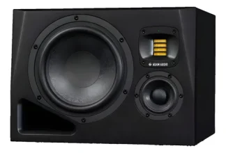 Monitor De Estudio Adam A8h Activo 3 Vías 340w X-art Negro Derecho Negro Right