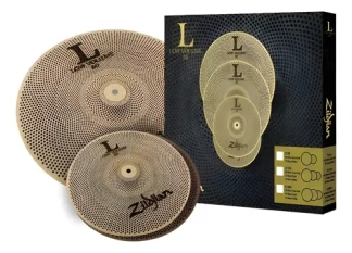 Zildjian L80 Set Platillos Silenciosos Hi Hat 13 Crash R 18