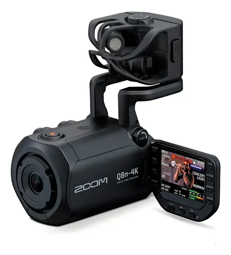 Videograbadora Zoom Q8n-4k Con Video 4k Uhd Msi Negro