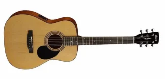 Cort Af510e Guitarra Electro Acustica Cuerpo Concierto Funda