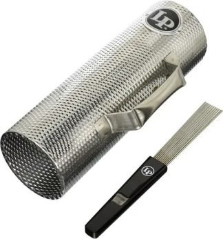 Merengue Guiro Percusión Latina Lp305 Plateado