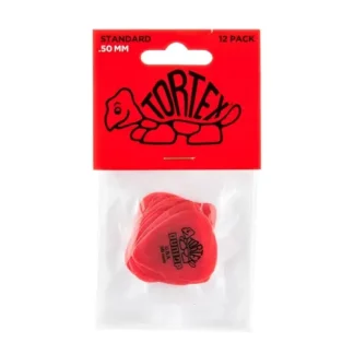 Jim Dunlop 418p 0.50 Tortex Standard Pack 12 Puas