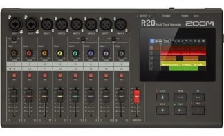 Grabador Multipista Zoom R20 De 8 Entradas Color Negro