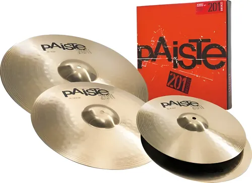 Paiste 201 Universal Set Hi Hat 14 Crash 16 Ride 20