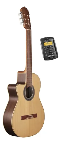 Fonseca 40 Kec Zurda Guitarra Electro Criolla Artec