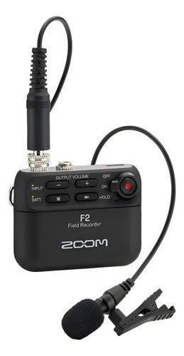 Zoom F2 Grabador De Campo Mini Con Microfono Corbatero