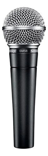 Microfono Dinamico Cardioide Vocal Shure Sm58s Color Negro