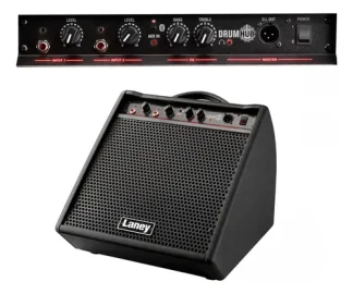 Monitor Para Batería Electrónica Laney Dh80 Con Bluetooth Color Negro