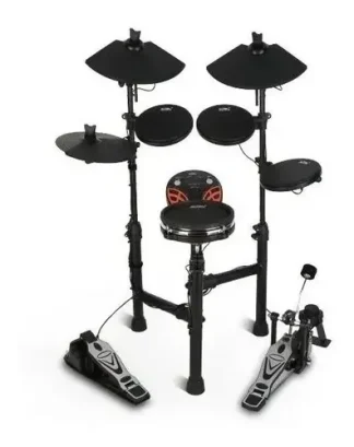 Thunder Thd130 Bateria Electronica 5 Cuerpos Tambor Mesh