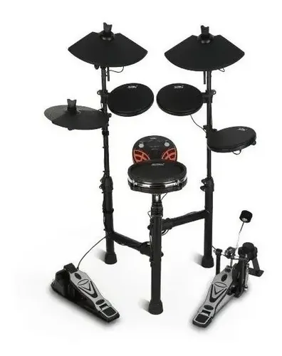 Thunder Thd130 Bateria Electronica 5 Cuerpos Tambor Mesh