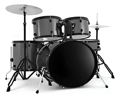Thunder Jbp2211 Bateria 5 Cuerpos Fierros Platillos Banqueta