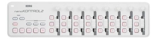 Controlador Midi Korg Nanokontrol 2 Blanco Caja Cerrada White