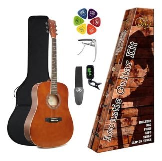 Sx Sd103k Pack Guitarra Acustica 3/4 Dreadnought Accesorios