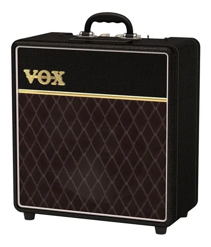 Amplificador Vox Custom Series Ac4c1-12 Valvular Para Guitarra De 4w Color Negro/oro