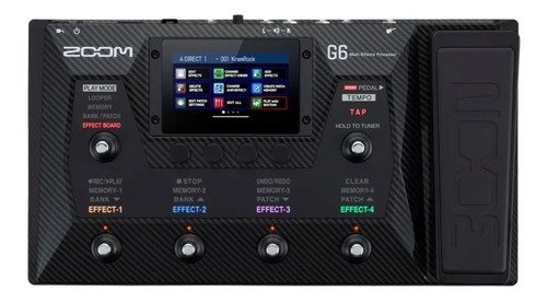 Pedal De Efecto Zoom G6 Negro