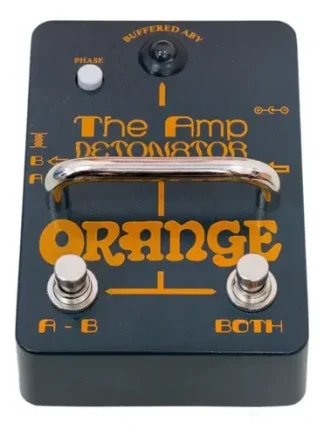 Pedal Conmutador Orange Detonator A B Y Para Amplificadores Color Negro