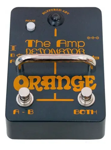 Pedal Conmutador Orange Detonator A B Y Para Amplificadores Color Negro