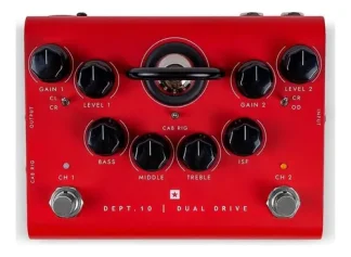 Pedal Efecto Blackstar Dept 10 Dual Drive Overdrive Guitarra Rojo