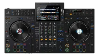 Sistema Dj Alpha Theta Xdj-az Profesional Todo En Uno Color Negro