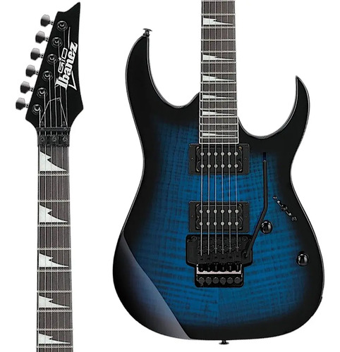 Guitarra Ibanez Grg320fa Color Grg320fa-tbs, Material De Diapasón Con Forma De Corazón Morado, Guía Para La Mano Derecha Diestro Corazón Púrpura