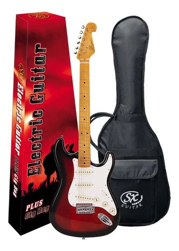 Sx Sst57 Guitarra Electrica Stratocaster Con Funda