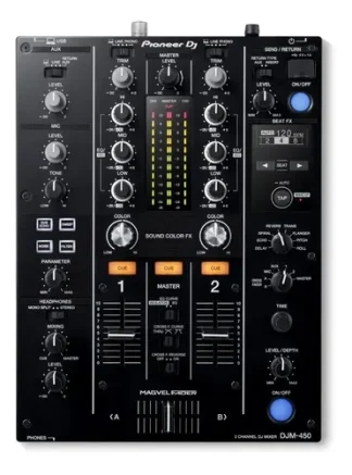 Pioneer Djm450 Mixer Dj 2 Canales